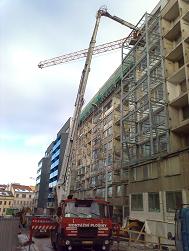Generální oprava bytových jednotek pomocí pracovních plošin